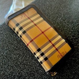 A Burberry wallet.